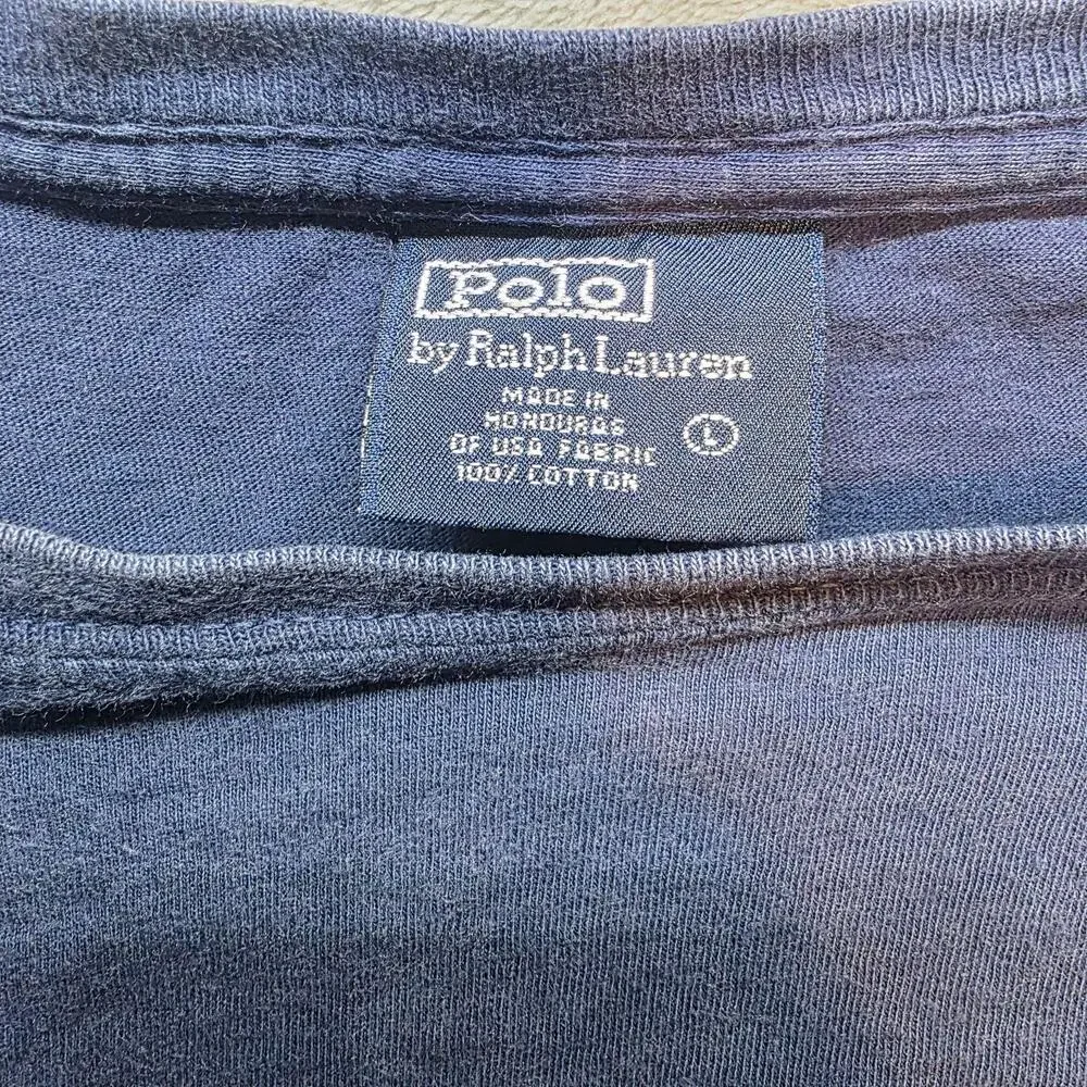 Polo By Ralph Lauren Shirt Mens L Blue Crew Neck Short Sleeve Pony Tee T-Shirt